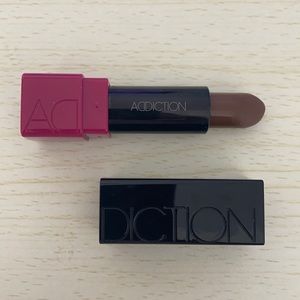 Used - dark brown ADDICTION lipstick